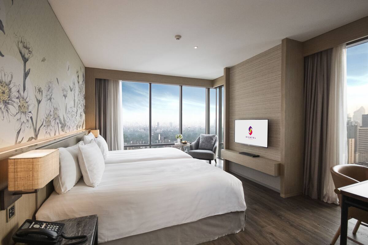 Chrysanthemum Suite, 2 Bedroom Suite | 고급 침구, 메모리폼 침대, 미니바, 객실 내 금고