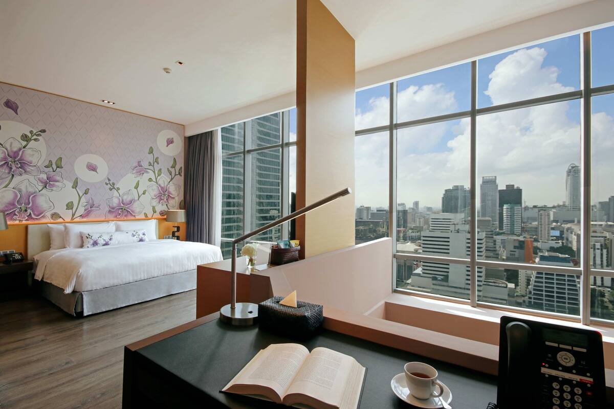 Orchid Duplex Suite Two Bedroom | 고급 침구, 메모리폼 침대, 미니바, 객실 내 금고