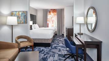 Studio, 2 Double Beds | Premium bedding, down comforters, pillowtop beds, individually furnished