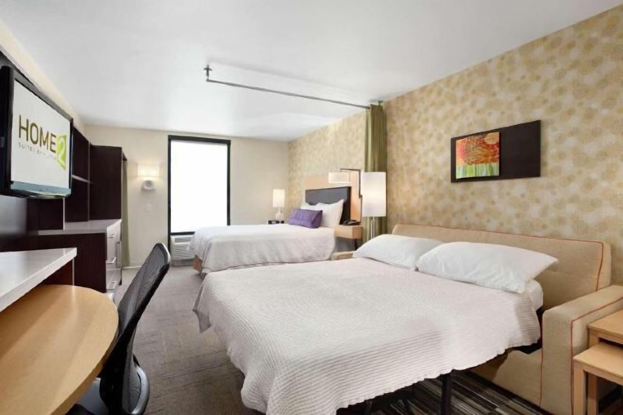 Literie hypoallergénique, bureau, rideaux d’obscurcissement