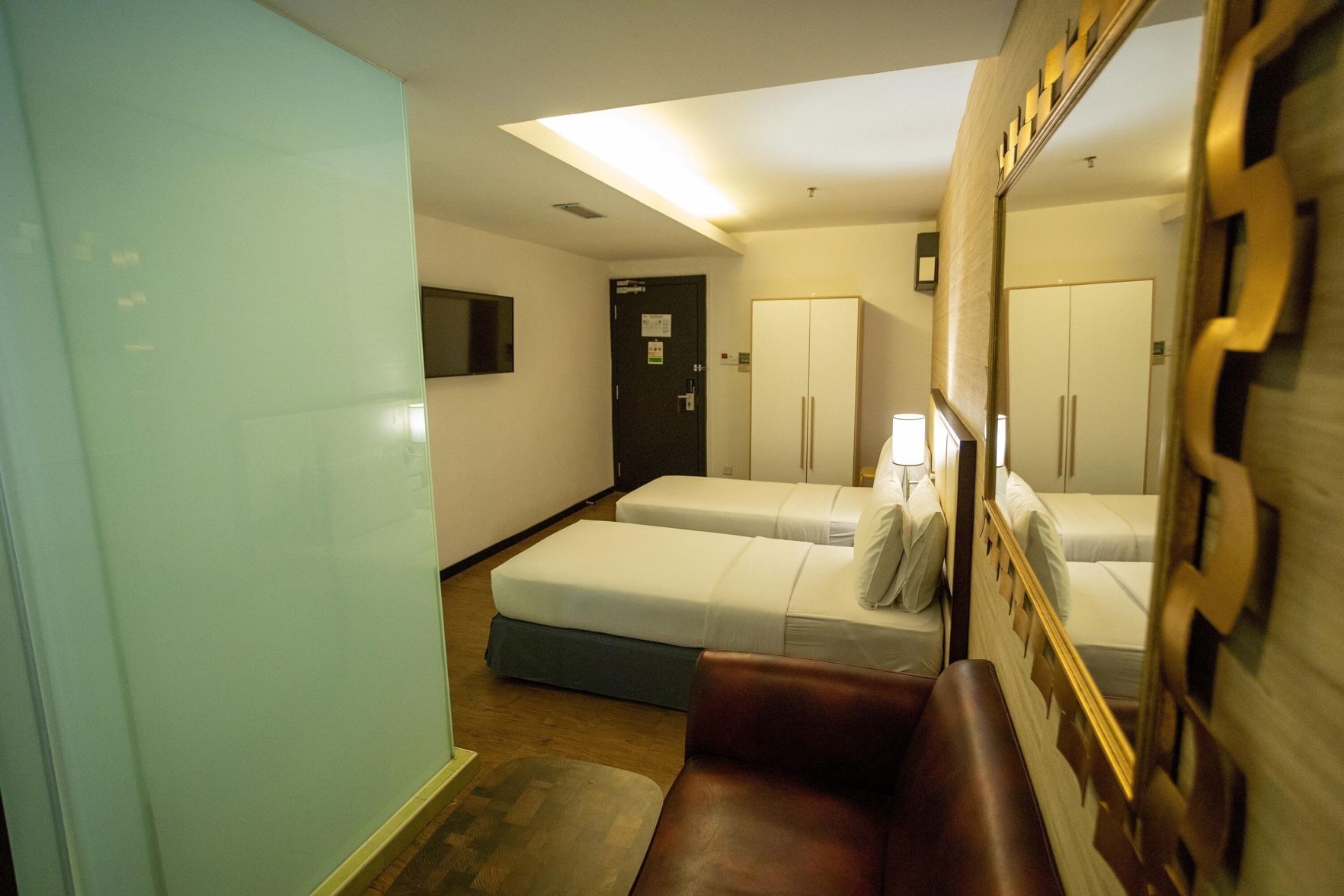In-room safe, desk, laptop workspace, iron/ironing board
