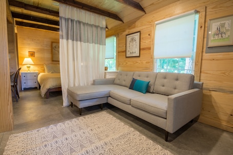 The Guest House | Individually decorated, individually furnished, blackout drapes