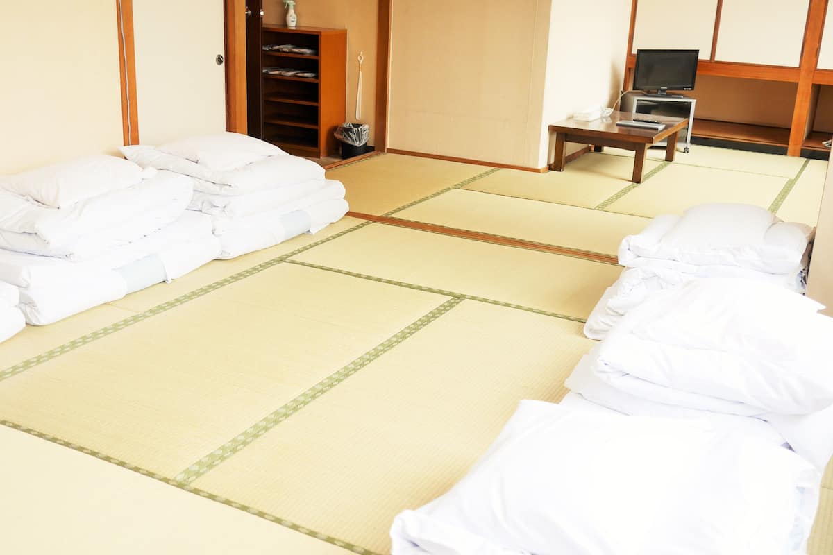 传统客房, 日式床, 公共浴室 (28 square meters) | 遮光窗帘、免费 WiFi、床单