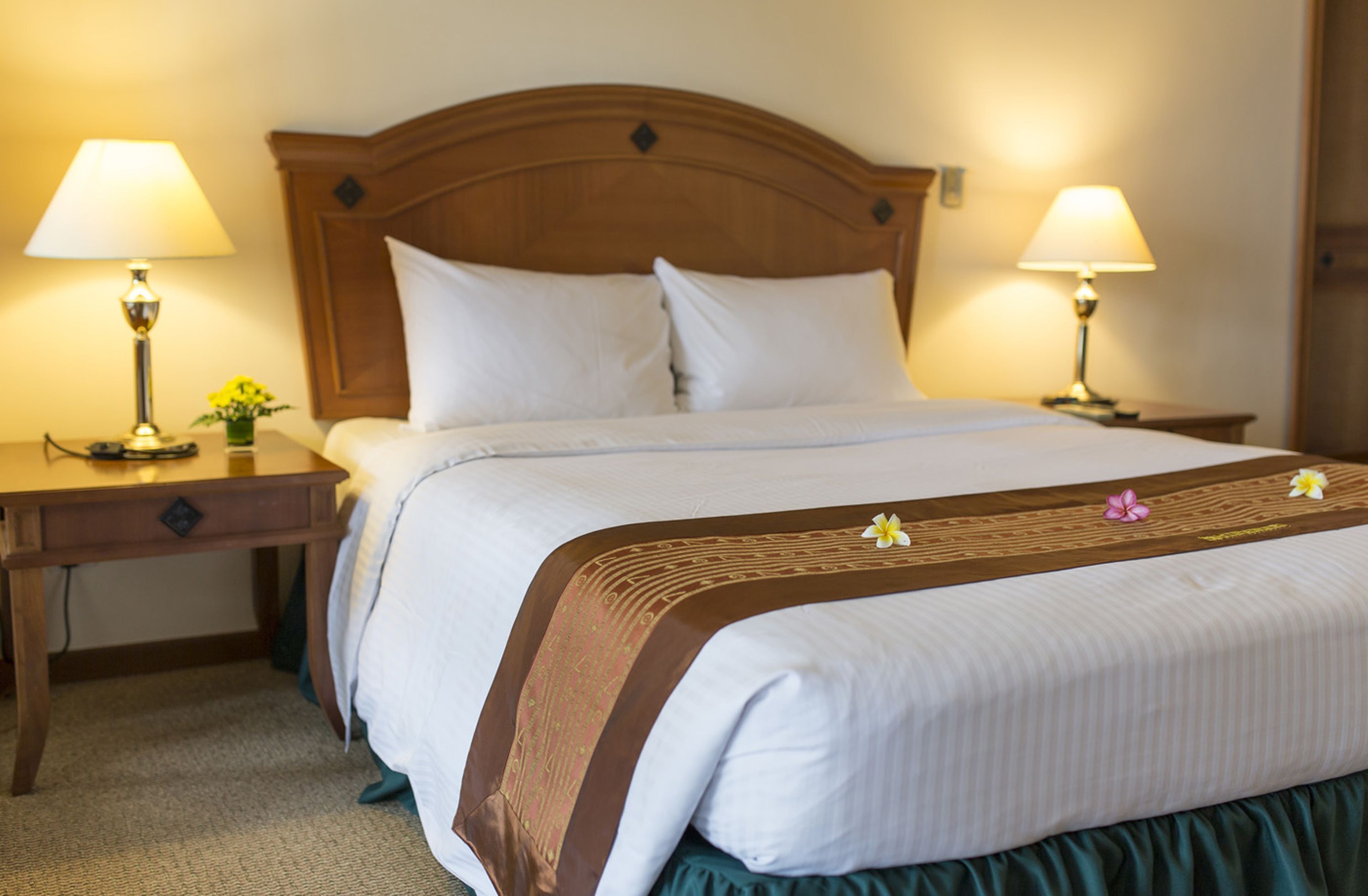 Pillow-top beds, minibar, in-room safe, desk