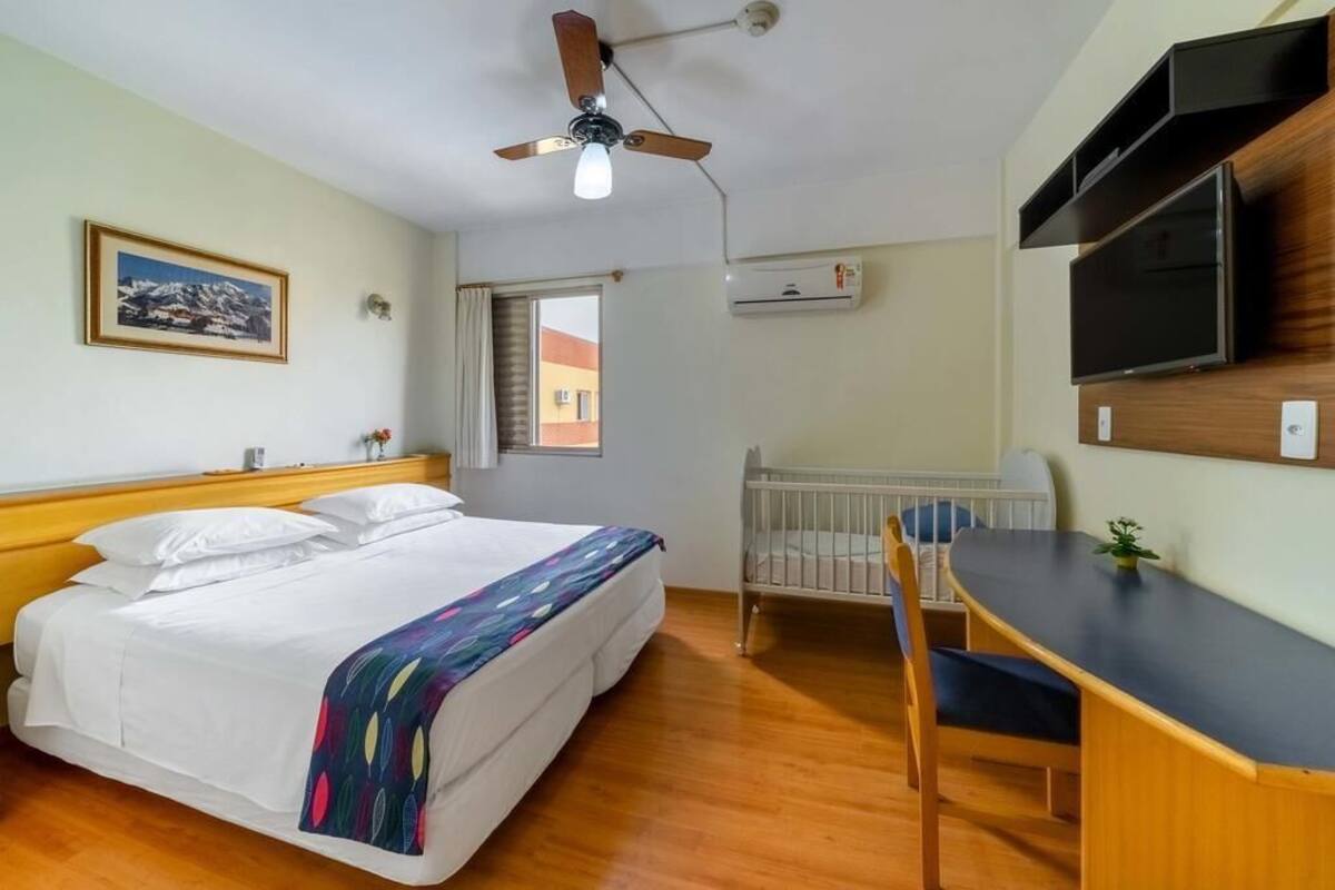 Down duvets, in-room safe, desk, cots/infant beds