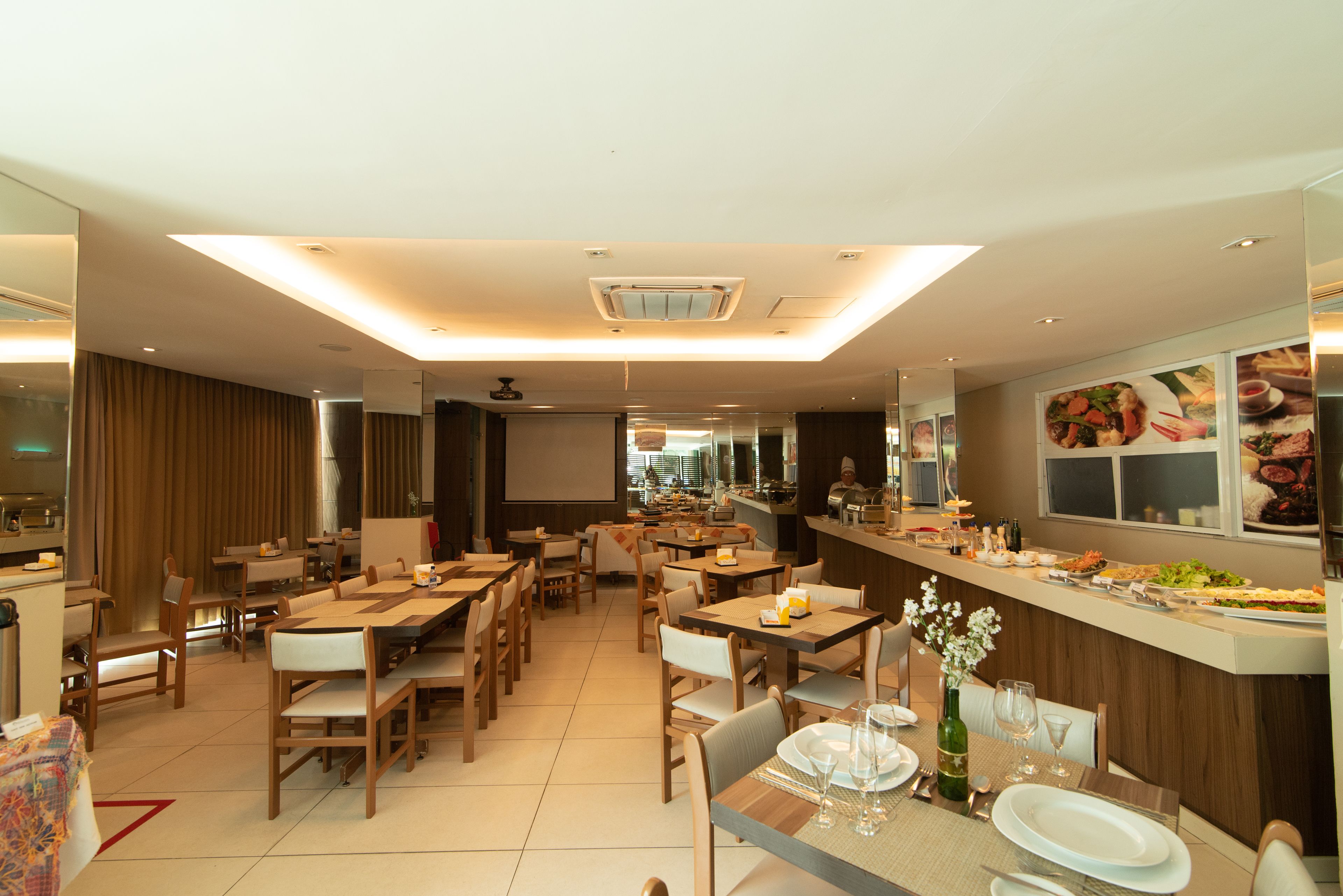 breakfast, lunch and dinner served