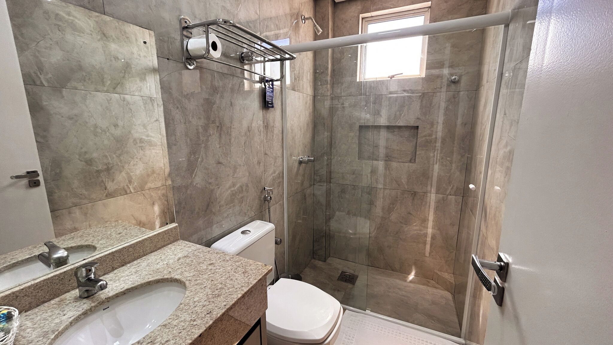 superior double twin | bathroom | free toiletries, hair dryer, towels, soap