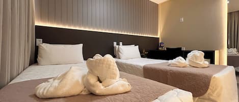 1 habitación, minibar, caja de seguridad en la habitación y escritorio