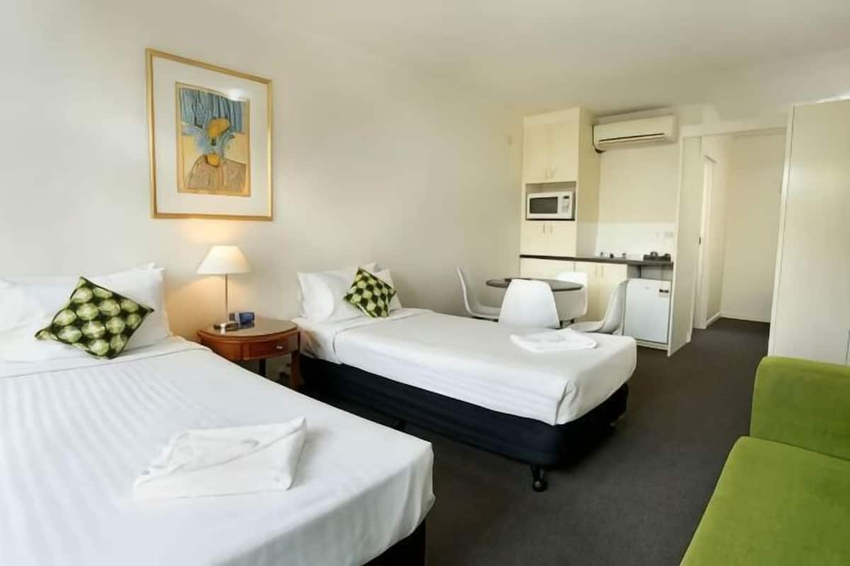 Premium bedding, iron/ironing board, cots/infant beds, free WiFi