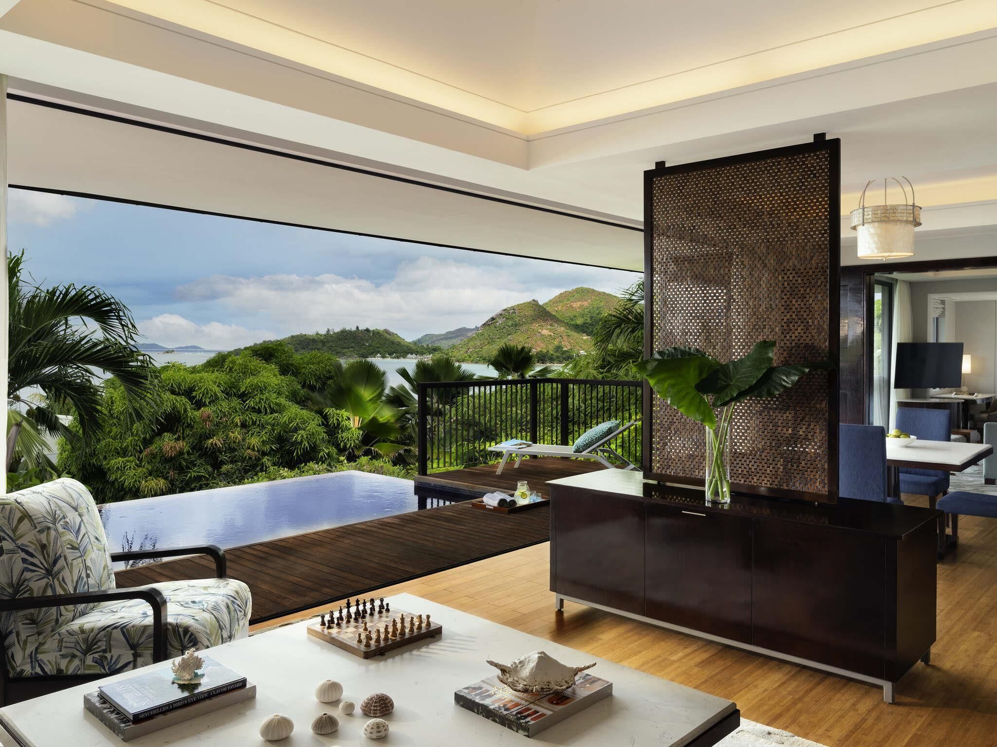 Vila Grand, pemandangan samudra (Pool) | Seprai premium, selimut bulu angsa, dan tempat tidur Tempur-Pendic