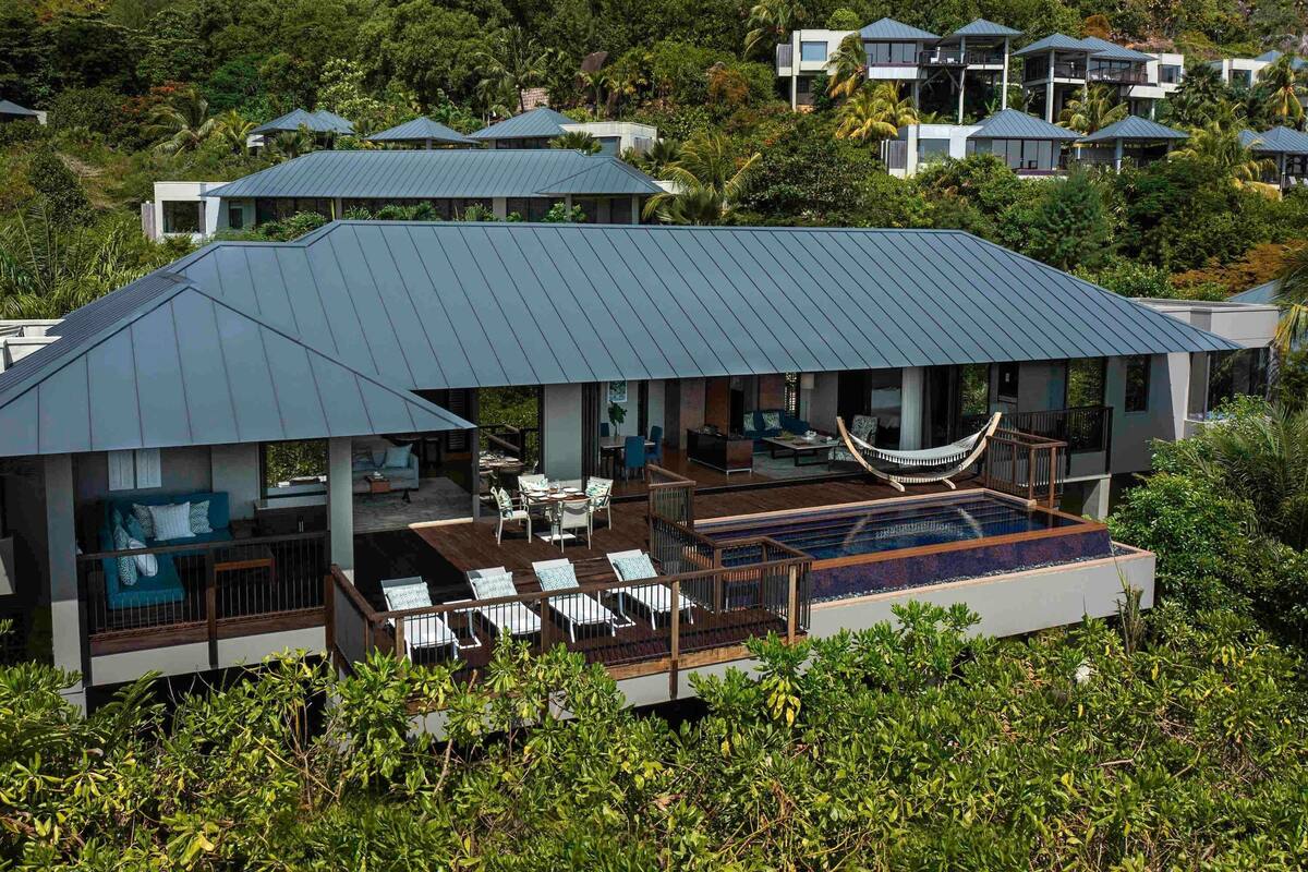 Villa - 2 sovrum - havsutsikt (Pool) | 1 sovrum, sängtillbehör av högsta kvalitet och duntäcken