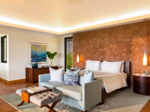 Seprai premium, selimut bulu angsa, dan tempat tidur Tempur-Pendic