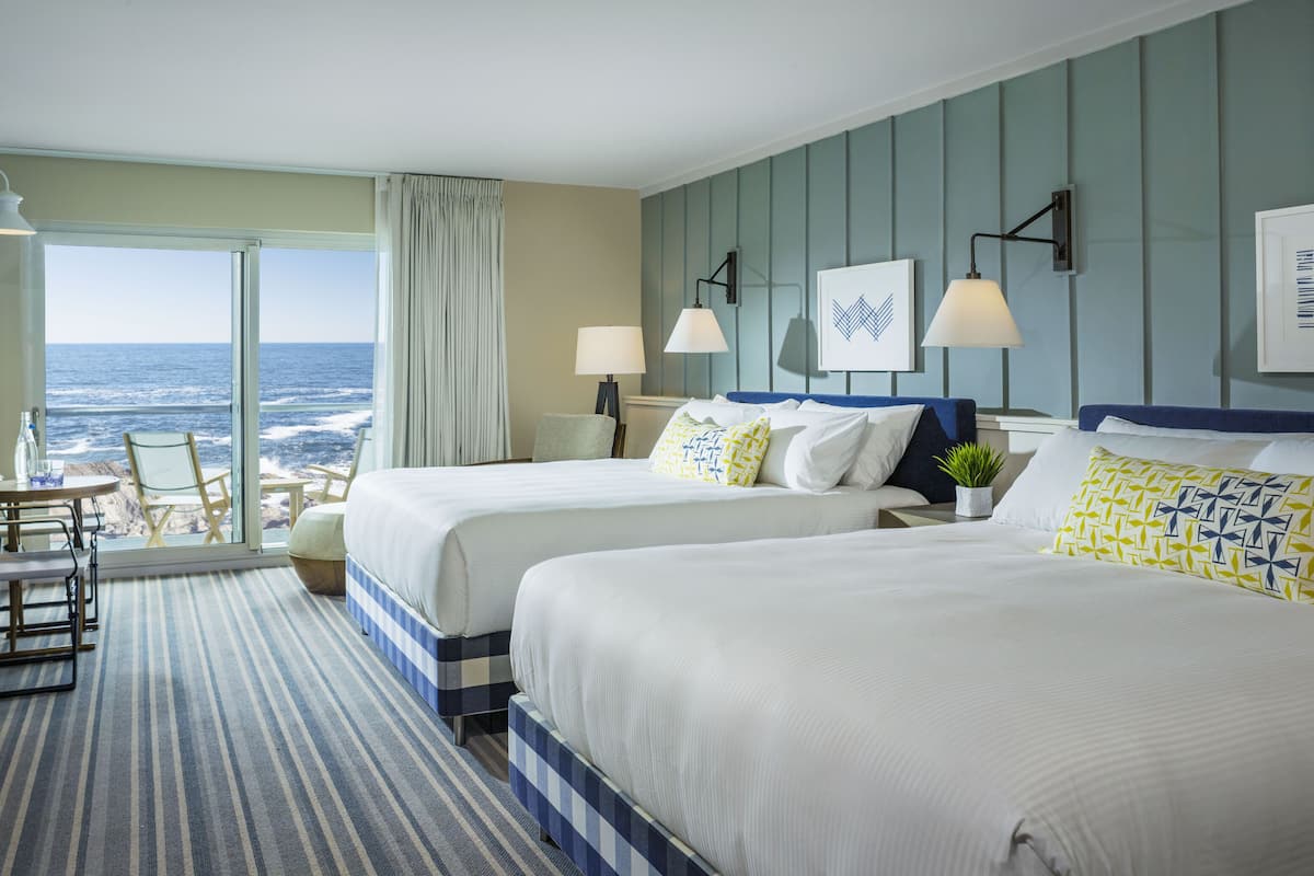 Premium bedding, down comforters, pillowtop beds, in-room safe