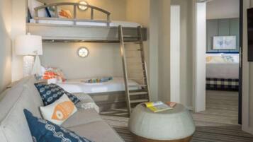 Premium bedding, down comforters, pillowtop beds, in-room safe