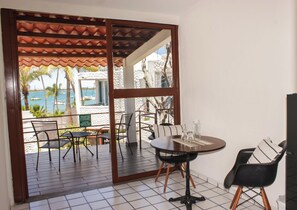 Standard Studio, Partial Ocean View | Terrace/patio - Hotel Allende (La Paz)
