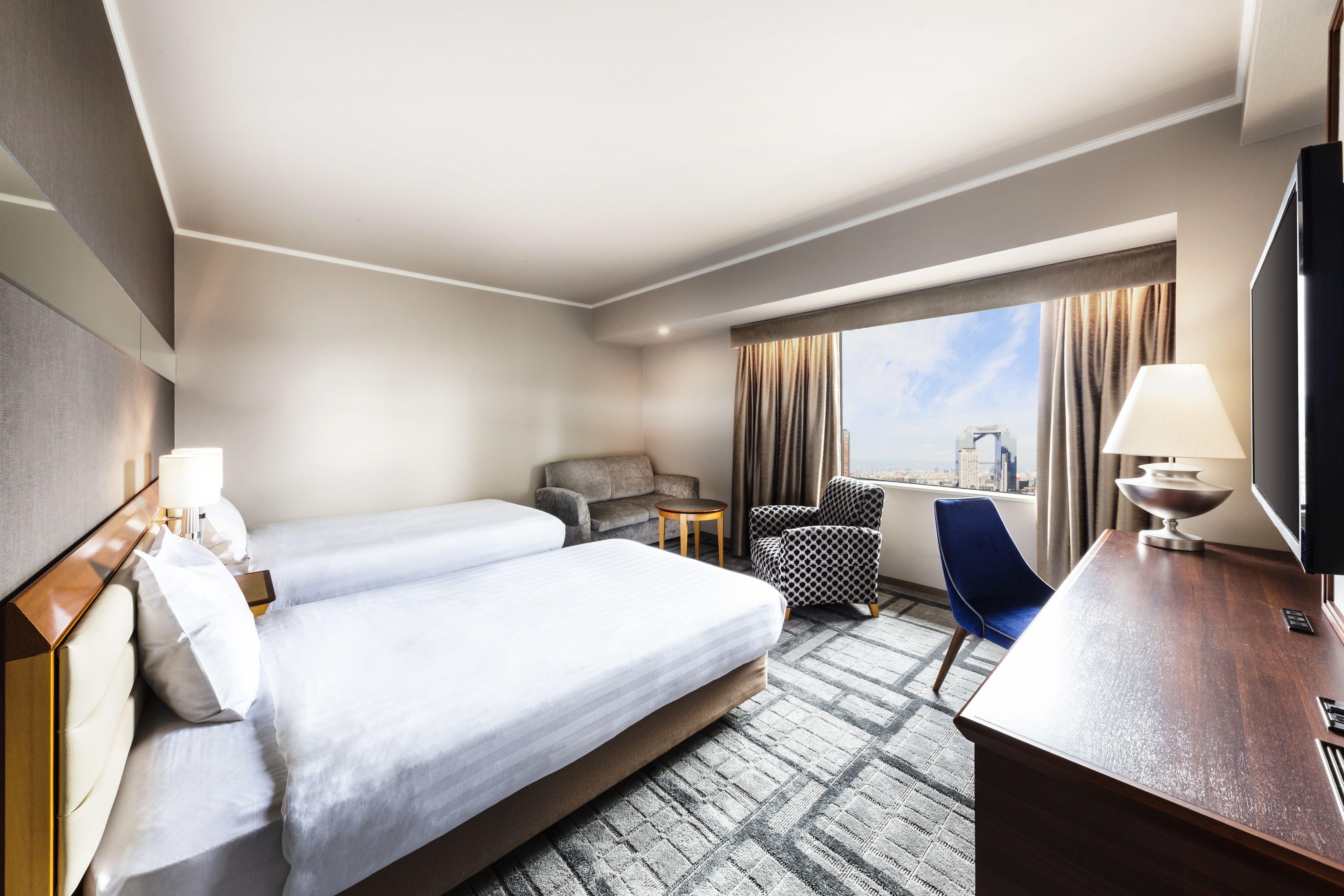 superior twin non-smoking | in-room safe, desk, blackout curtains, iron/ironing board