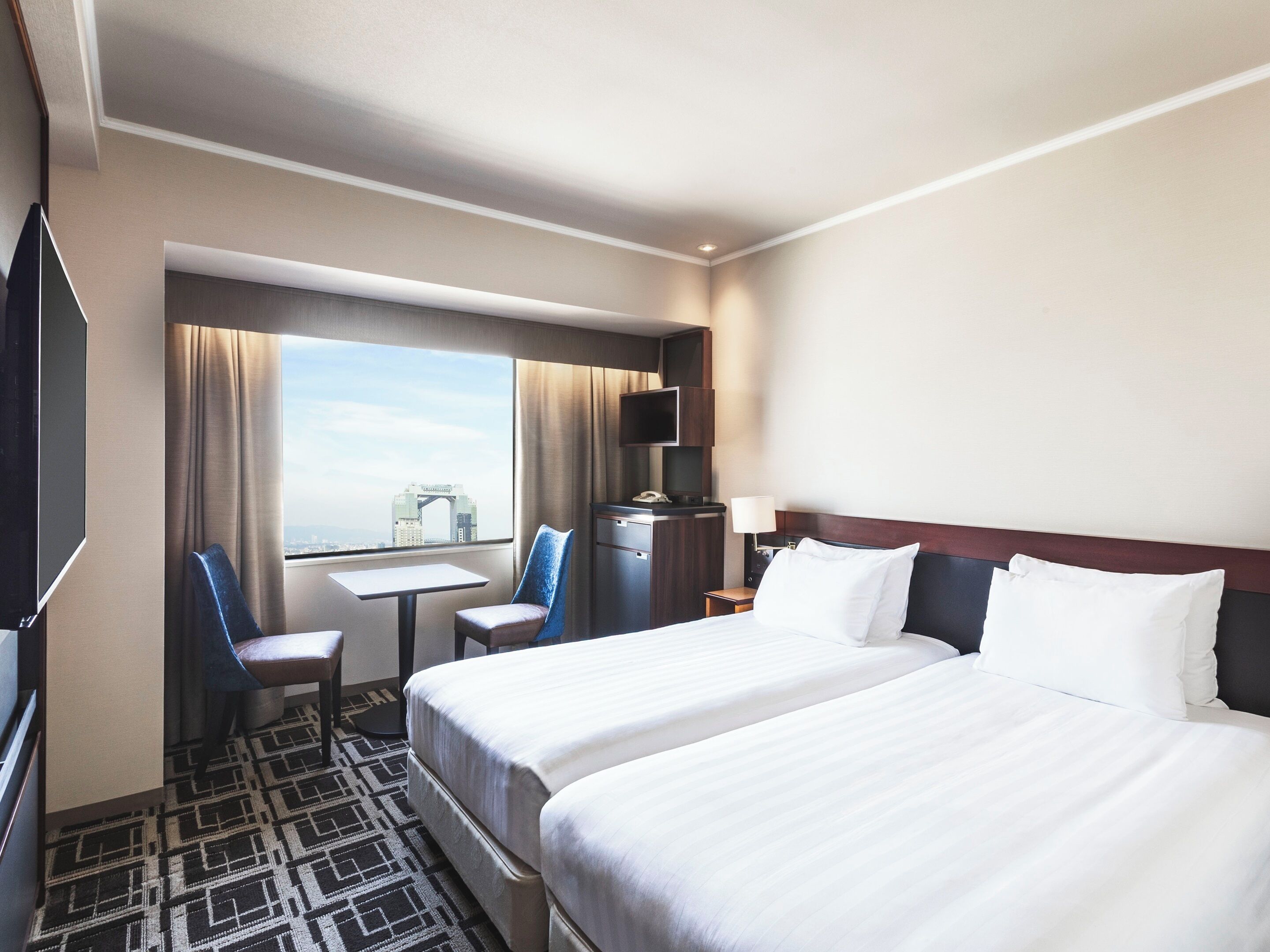 Habitació amb dos llits individuals econòmica, no fumadors (Hollywood) | Caixa forta a l'habitació, escriptori i cortines opaques 