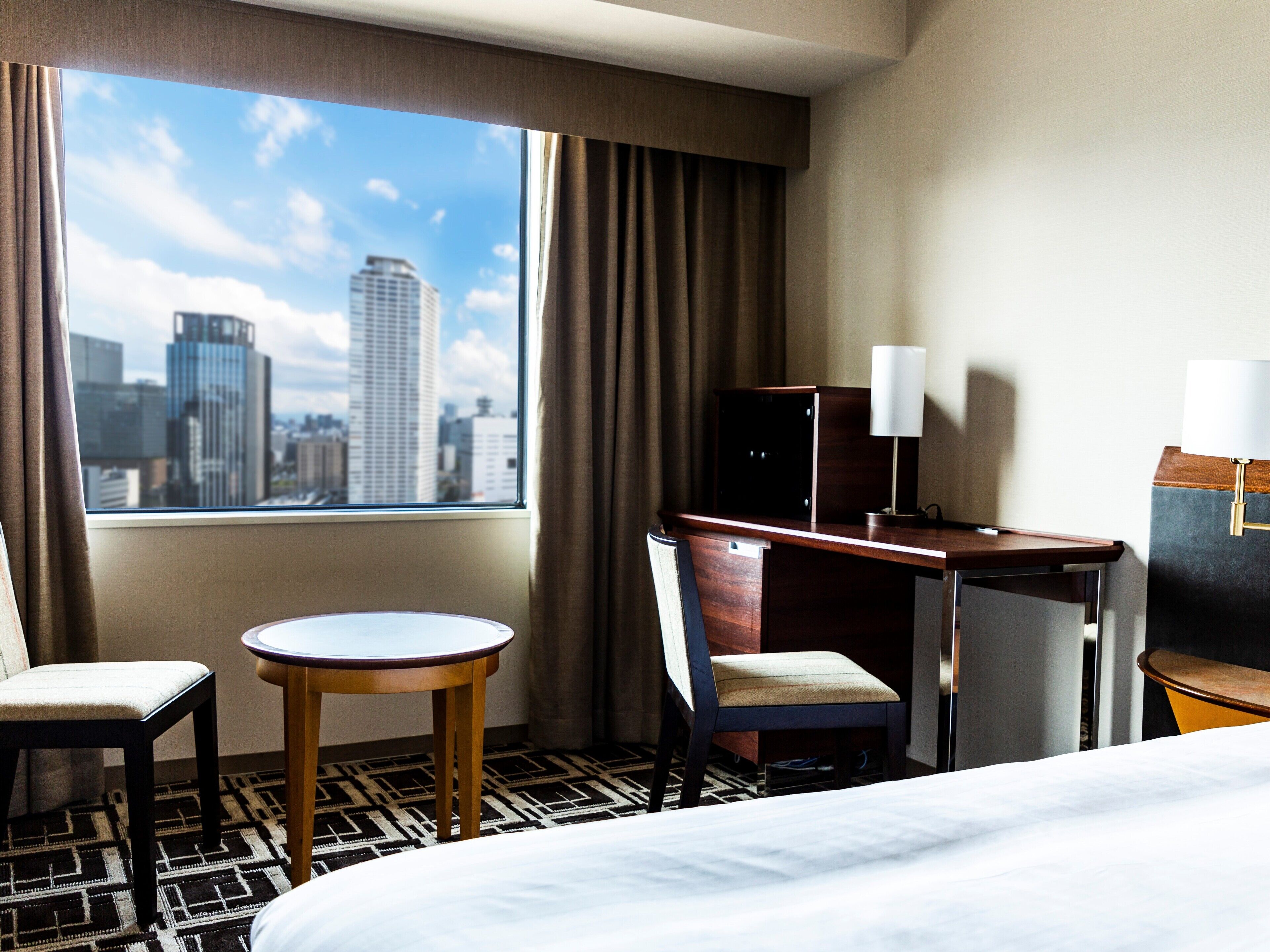 economy double non-smoking | in-room safe, desk, blackout curtains, iron/ironing board