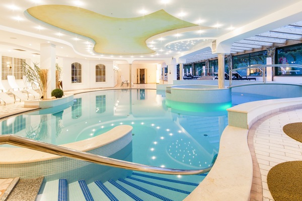 Indoor pool, seasonal outdoor pool, open 7 AM to 7:30 PM, pool umbrellas