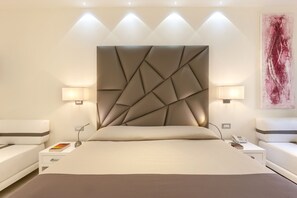Junior Suite (for 3 people) | Frette Italian sheets, premium bedding, pillowtop beds, minibar