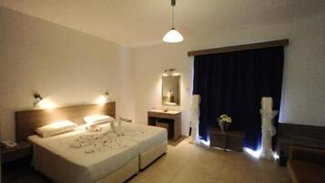Soundproofing, free cots/infant beds, rollaway beds, bed sheets