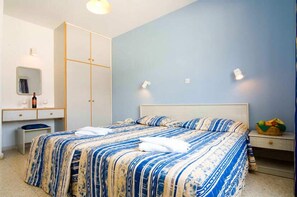 Apartment, 1 Bedroom | Soundproofing, free cribs/infant beds, rollaway beds, bed sheets - Cosmelenia Hotel Apartments (Ayia Napa)