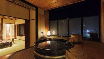 Tokinohana Hot Spring Japanese Style Suite with Open-Air Bath [Japanese Style Room (10 Tatami mats) | Bathroom | Combined shower/tub, free toiletries, hair dryer, slippers