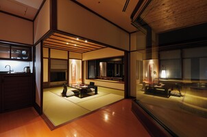 Tokinohana Hot Spring Japanese Style Suite with Open-Air Bath [Japanese Style Room (10 Tatami mats) | Premium bedding, minibar, in-room safe, individually decorated