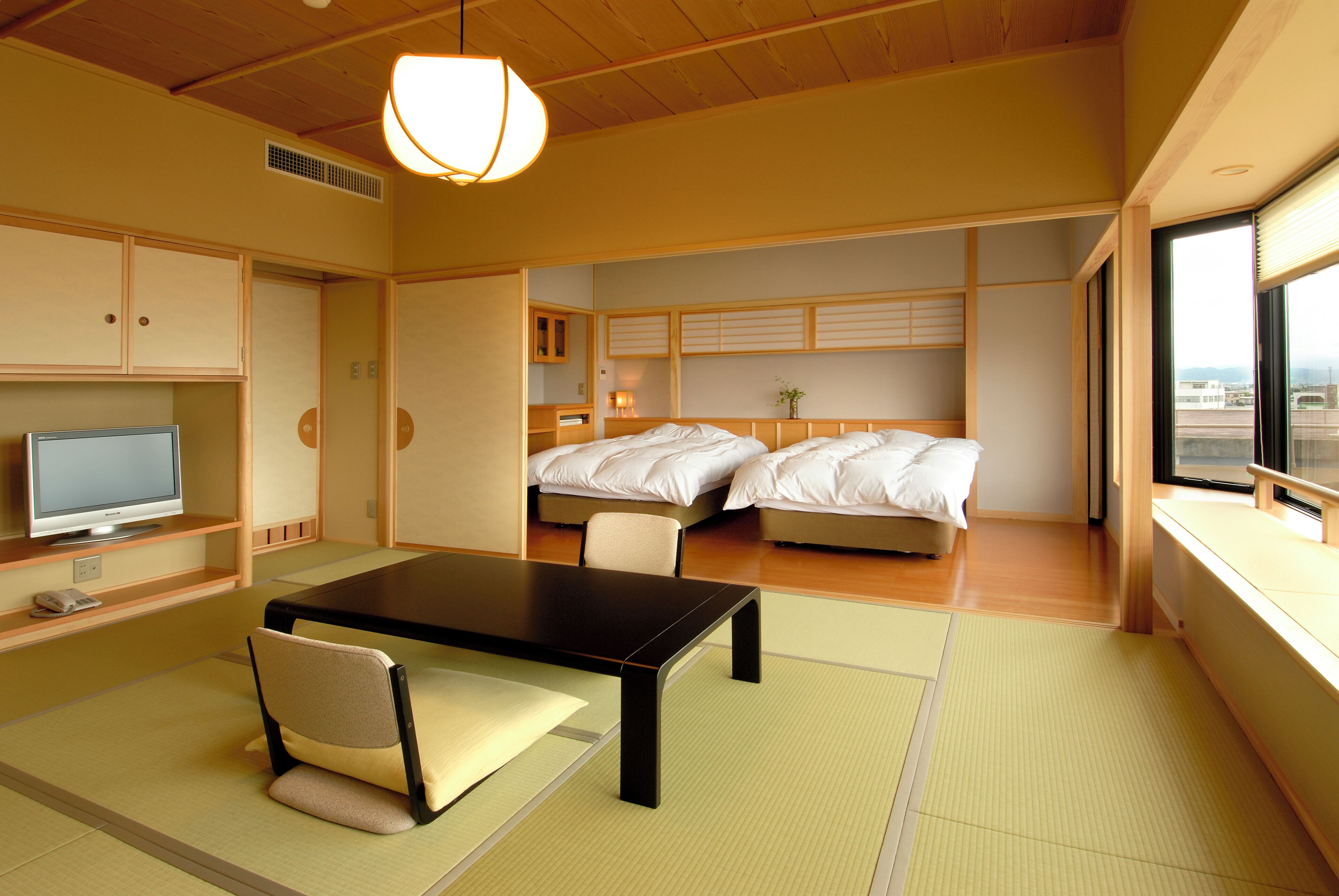 Standard Japanese-Western Room with Connecting Room, Non Smoking | Premium bedding, minibar, in-room safe, individually decorated