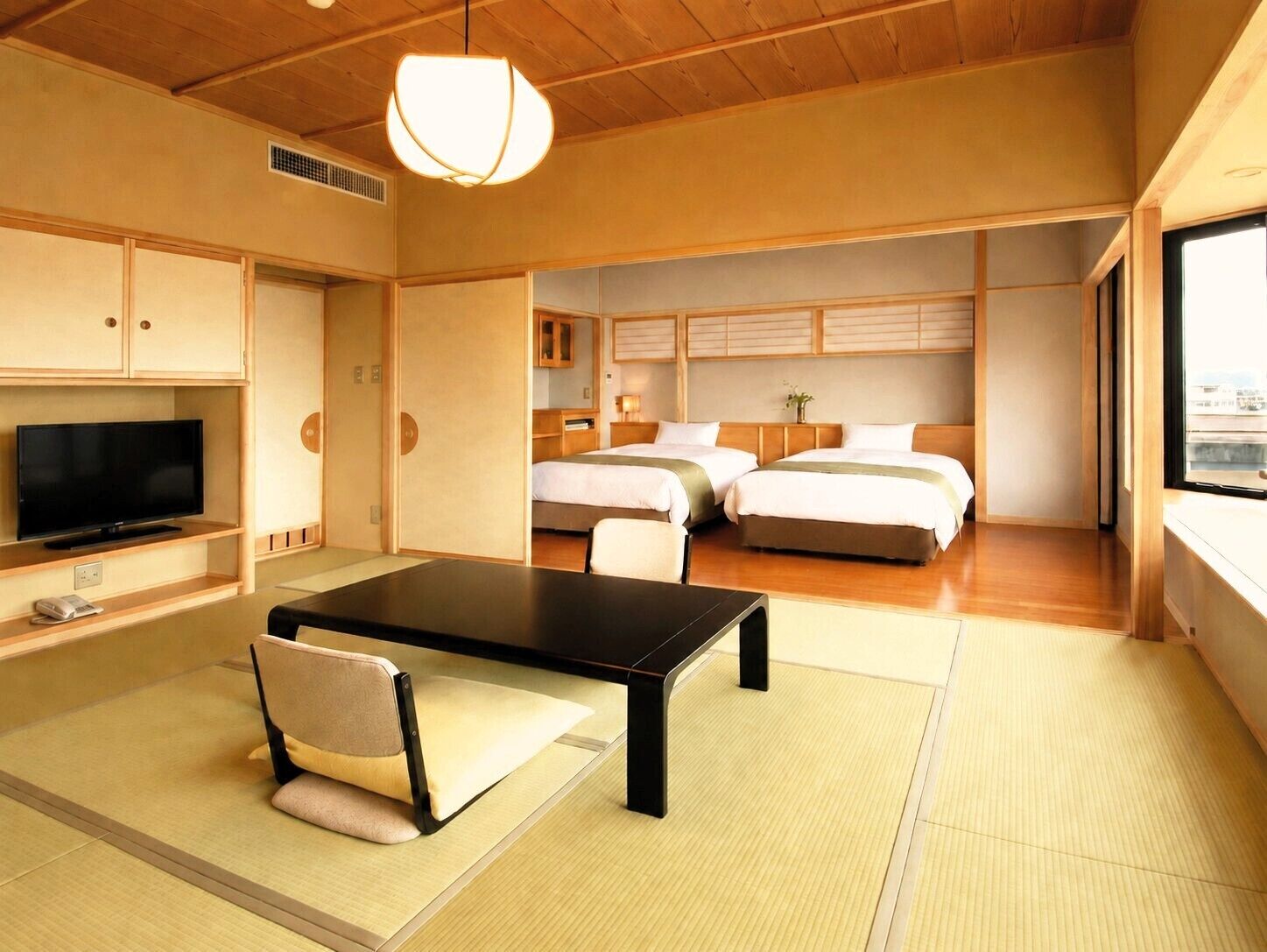 Standard Japanese-Western Room with Connecting Room, Non Smoking | Premium bedding, minibar, in-room safe, individually decorated
