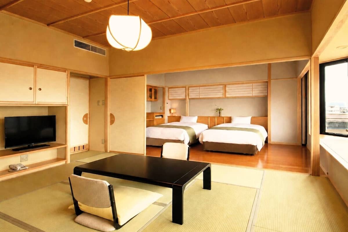 Standard Japanese-Western Room with Connecting Room, Non Smoking | Premium bedding, minibar, in-room safe, individually decorated