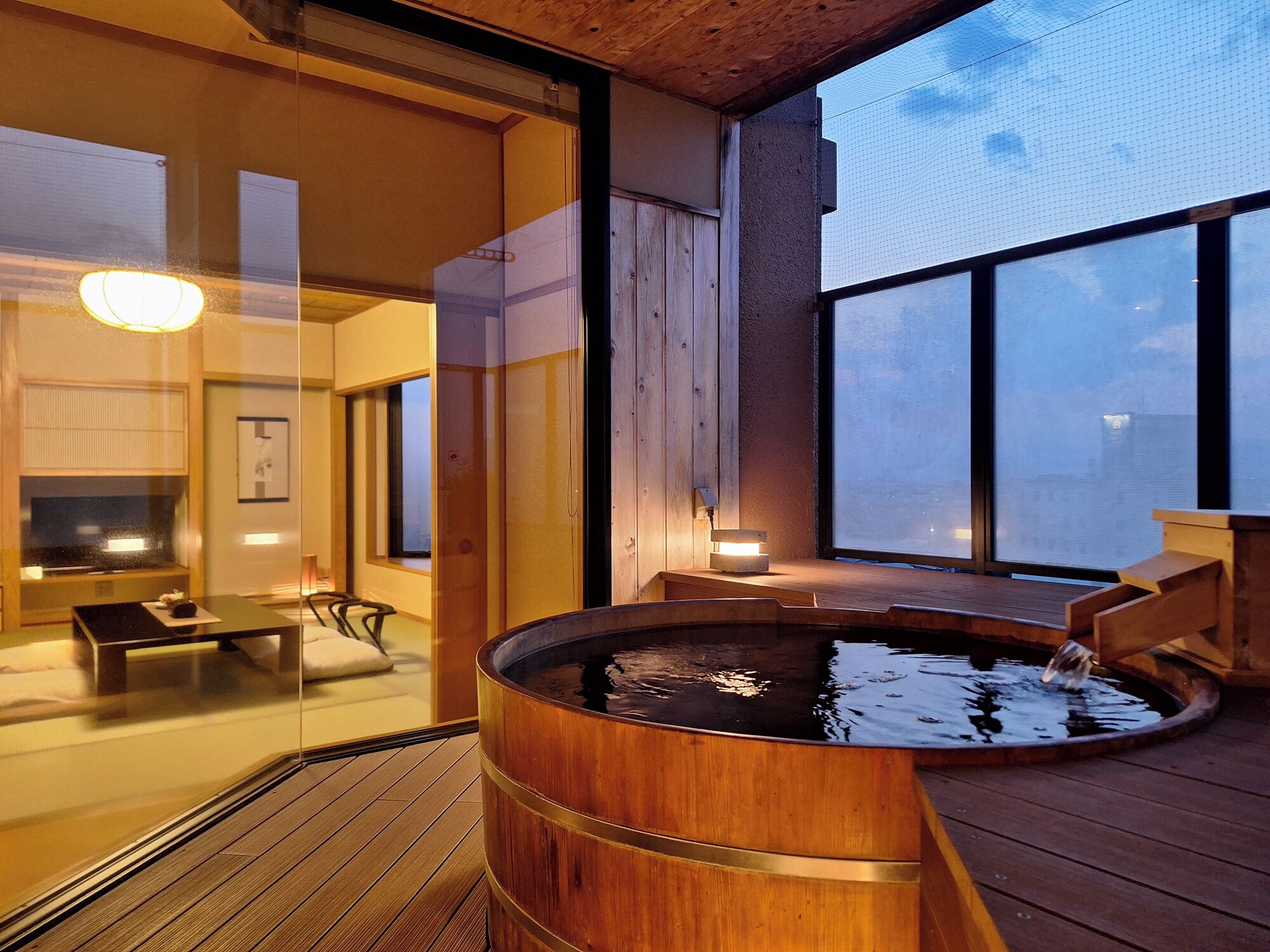 Tokinohana Hot Spring Japanese Style Suite with Open-Air Bath [Japanese Style Room (10 Tatami mats) | Bathroom | Combined shower/tub, free toiletries, hair dryer, slippers