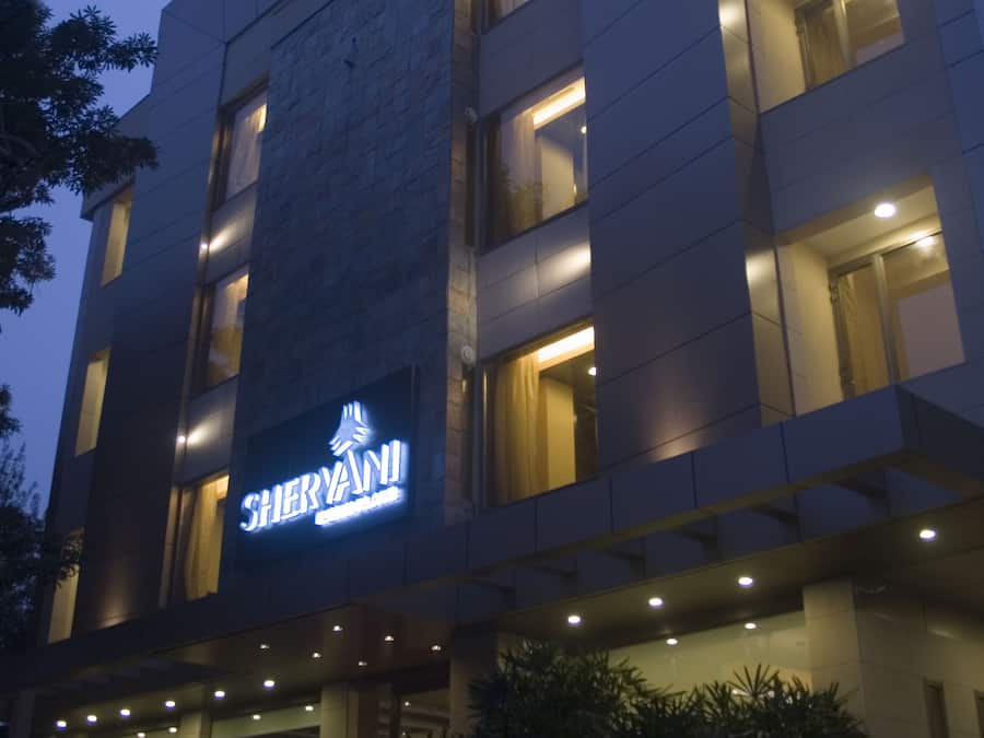 Front of property – evening/night