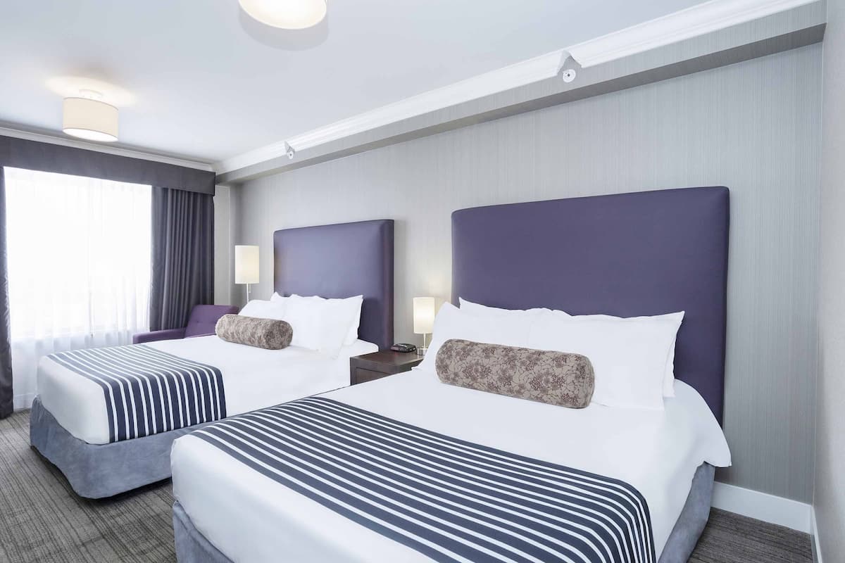 Premium bedding, pillowtop beds, in-room safe, desk