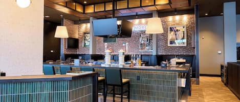 Cooked-to-order breakfast for a fee on weekends