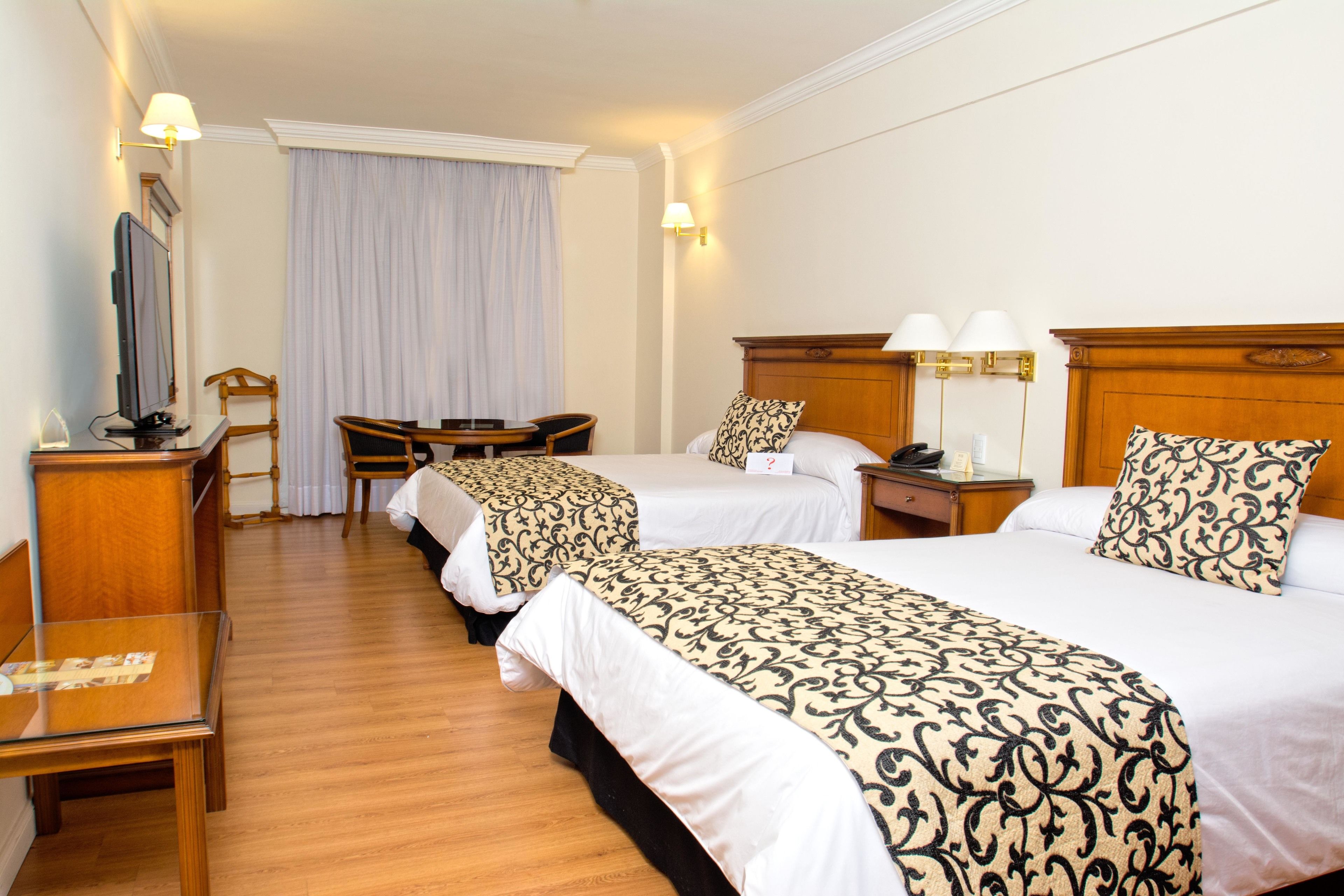 superior room, 2 queen beds | premium bedding, minibar, in-room safe, laptop workspace