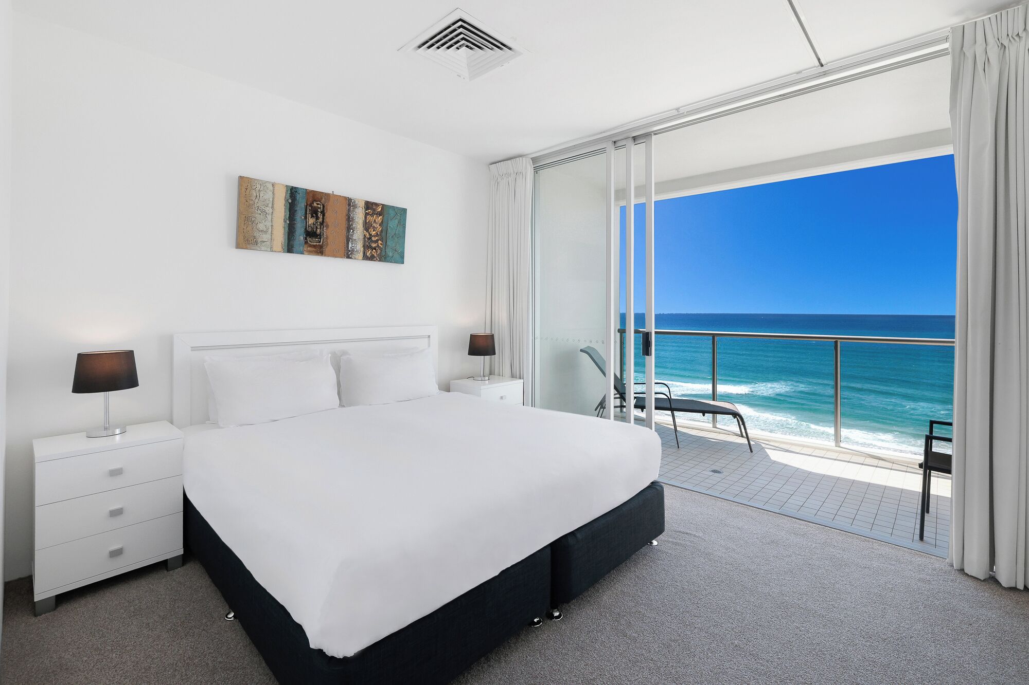 公寓, 2 间卧室, 海洋景观 | 特色装修、特色家居、隔音、熨斗/熨衣板