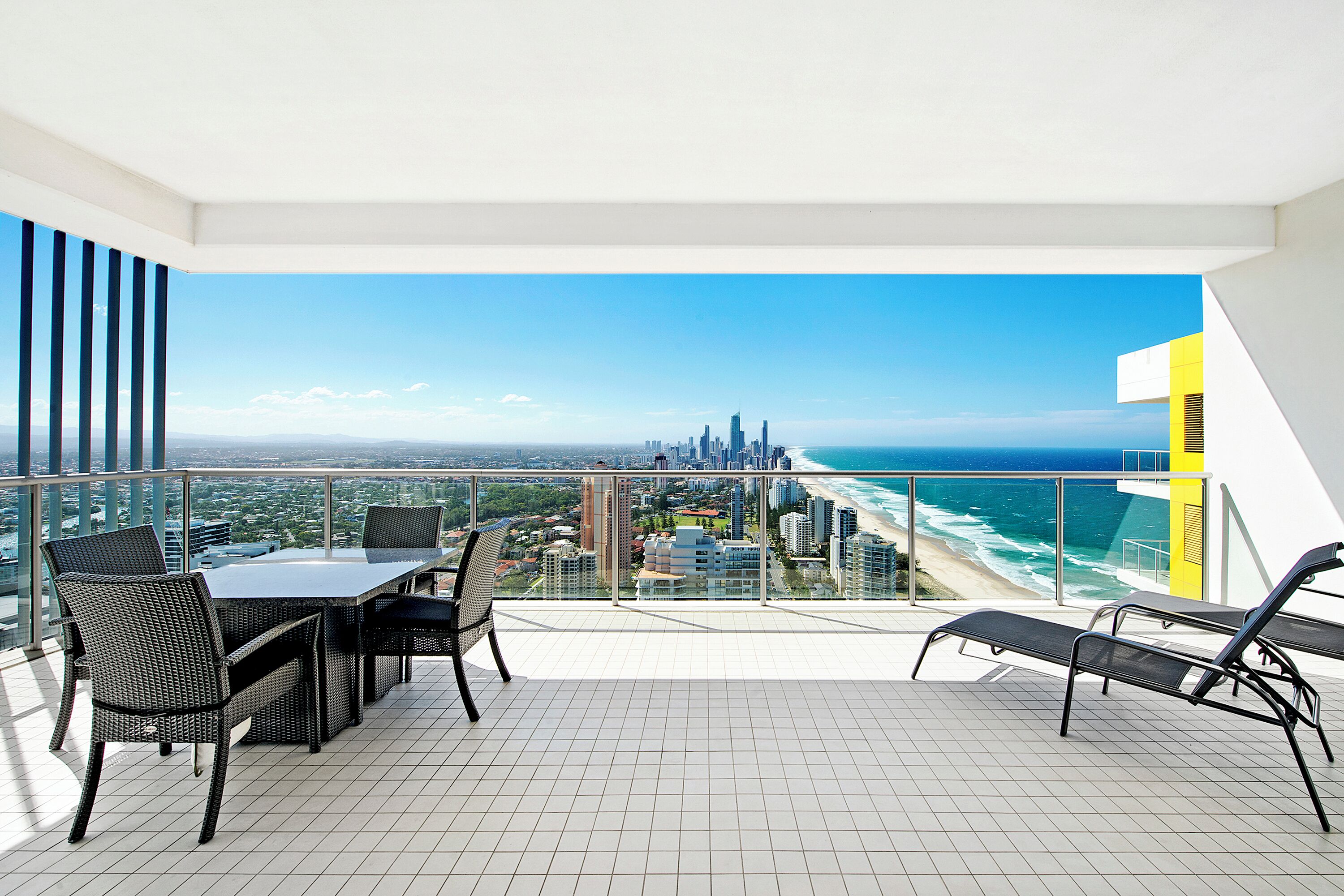 One Bedroom Coastal View Apartment | Balcony