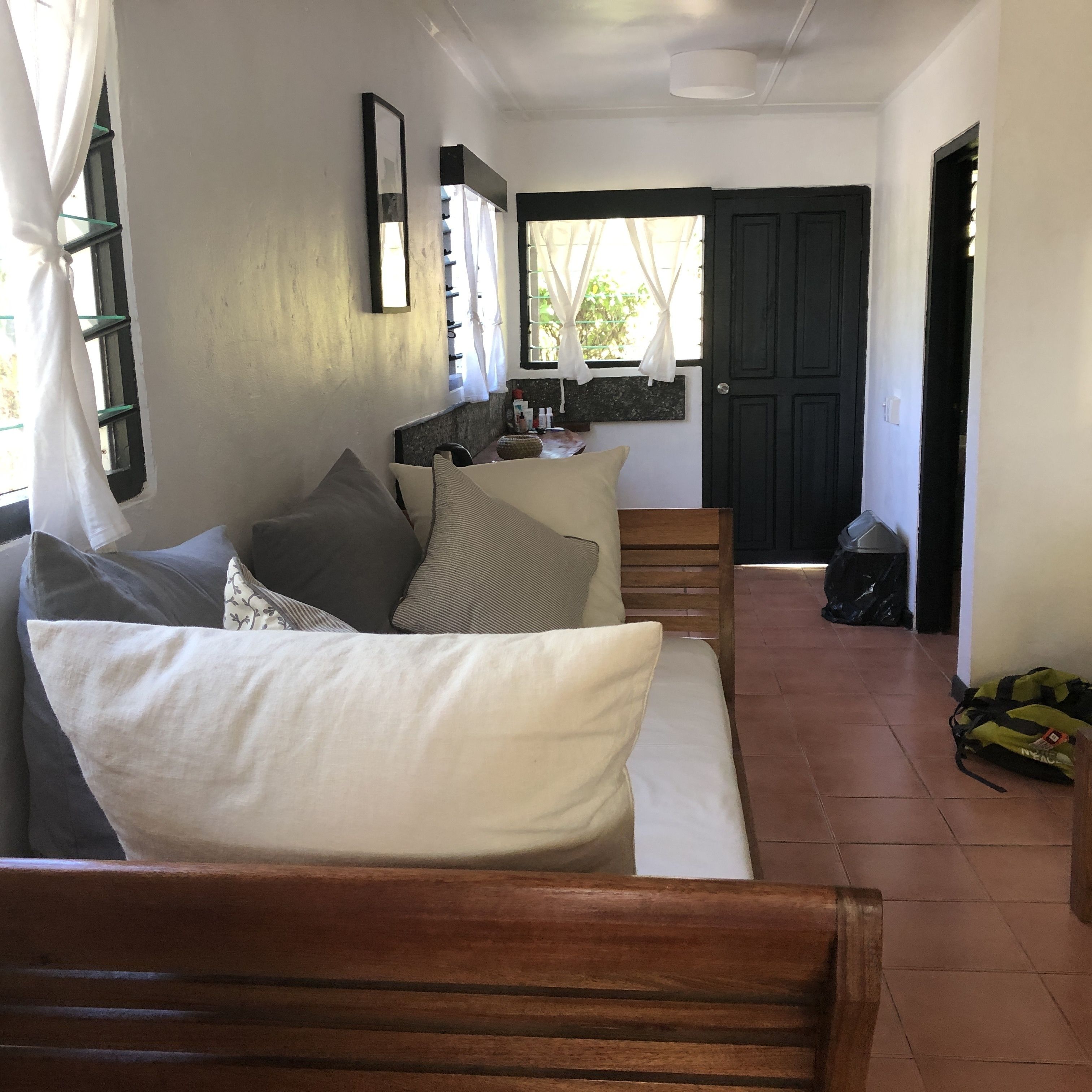 double room, ocean view, oceanfront | bathroom | shower, towels