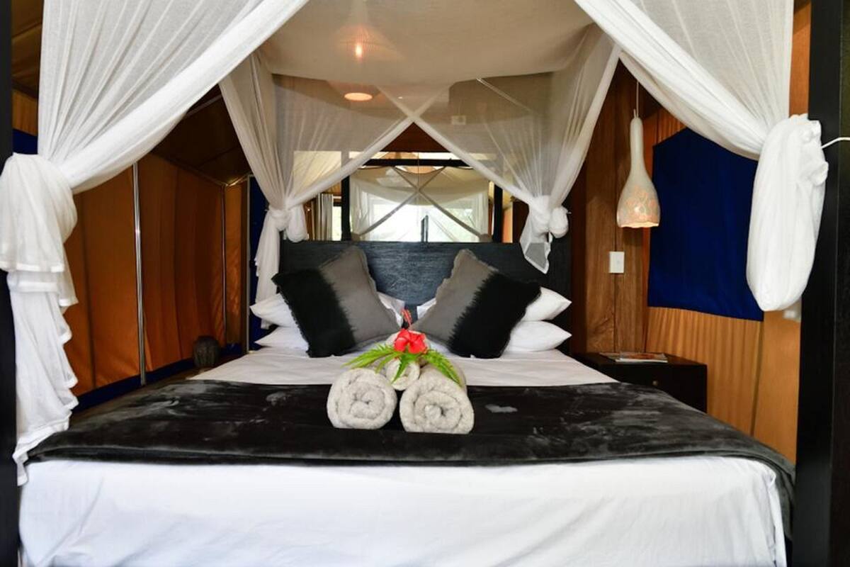 honeymoon tent, 1 bedroom, ocean view | 1 bedroom, premium bedding, individually decorated