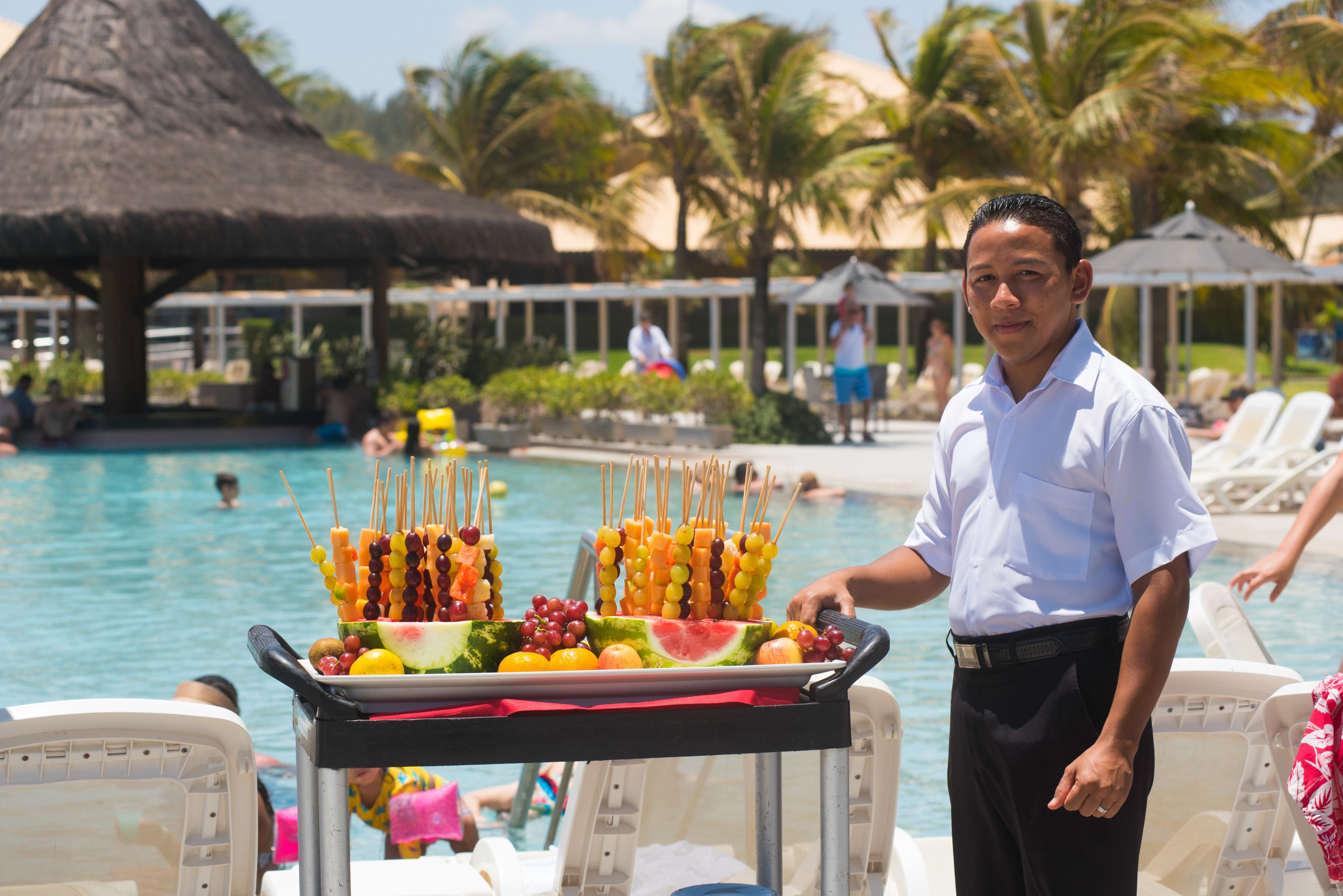 Poolside bar
