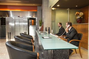 Interior entrance