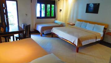 Comfort Triple Room, Accessible, Ground Floor | In-room safe, desk, free WiFi