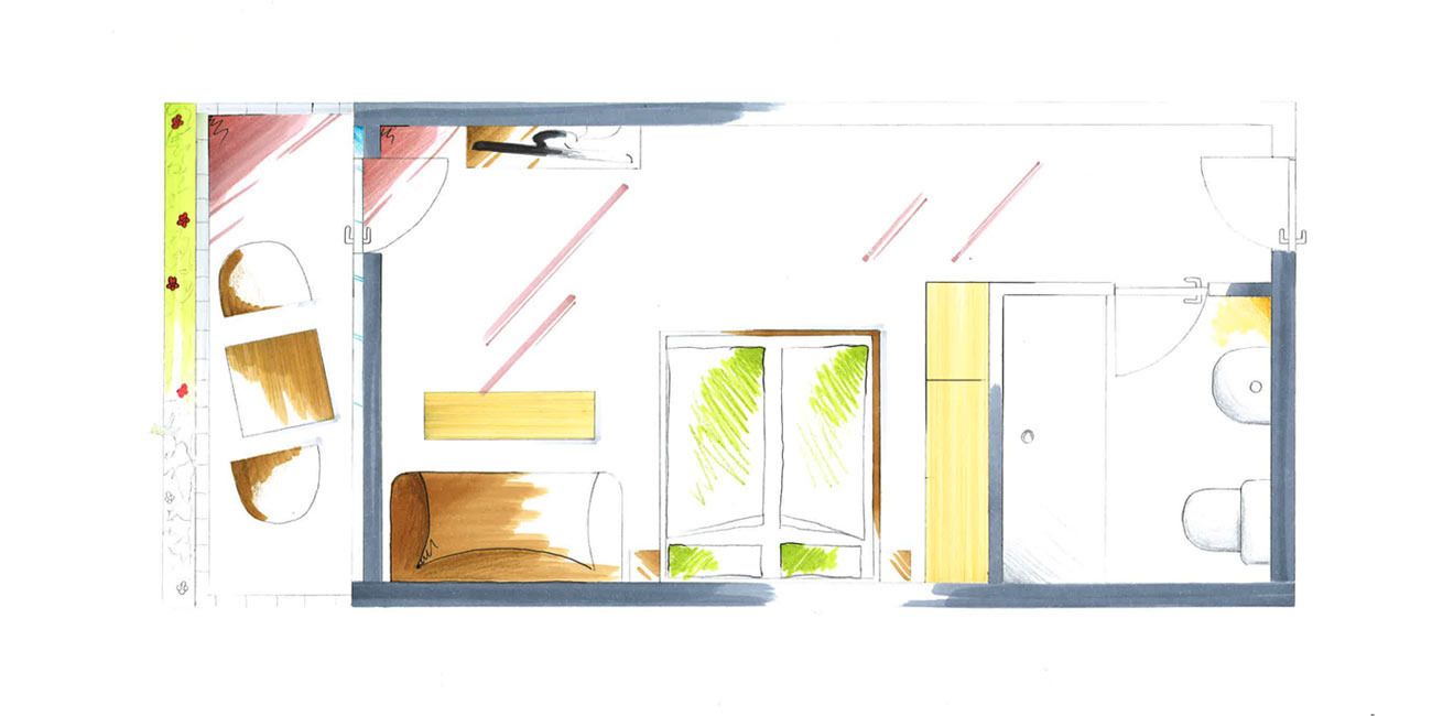 basic double room, 1 bedroom, balcony, mountain view | 2 bedrooms, hypo-allergenic bedding, in-room safe, free wifi