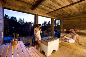 Sauna, bain de vapeur, bain turc/hammam, soins du corps