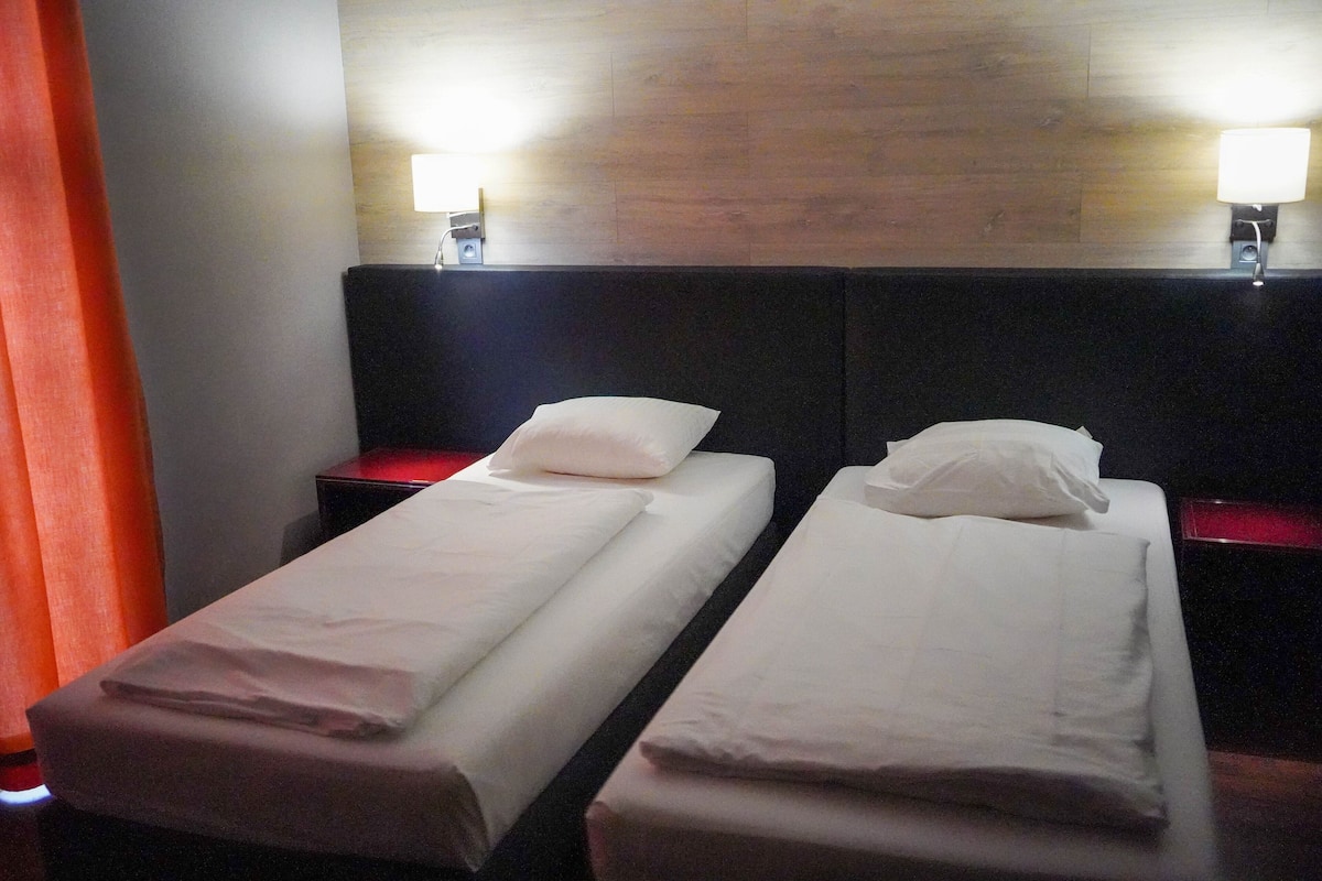 Chambre avec lits jumeaux