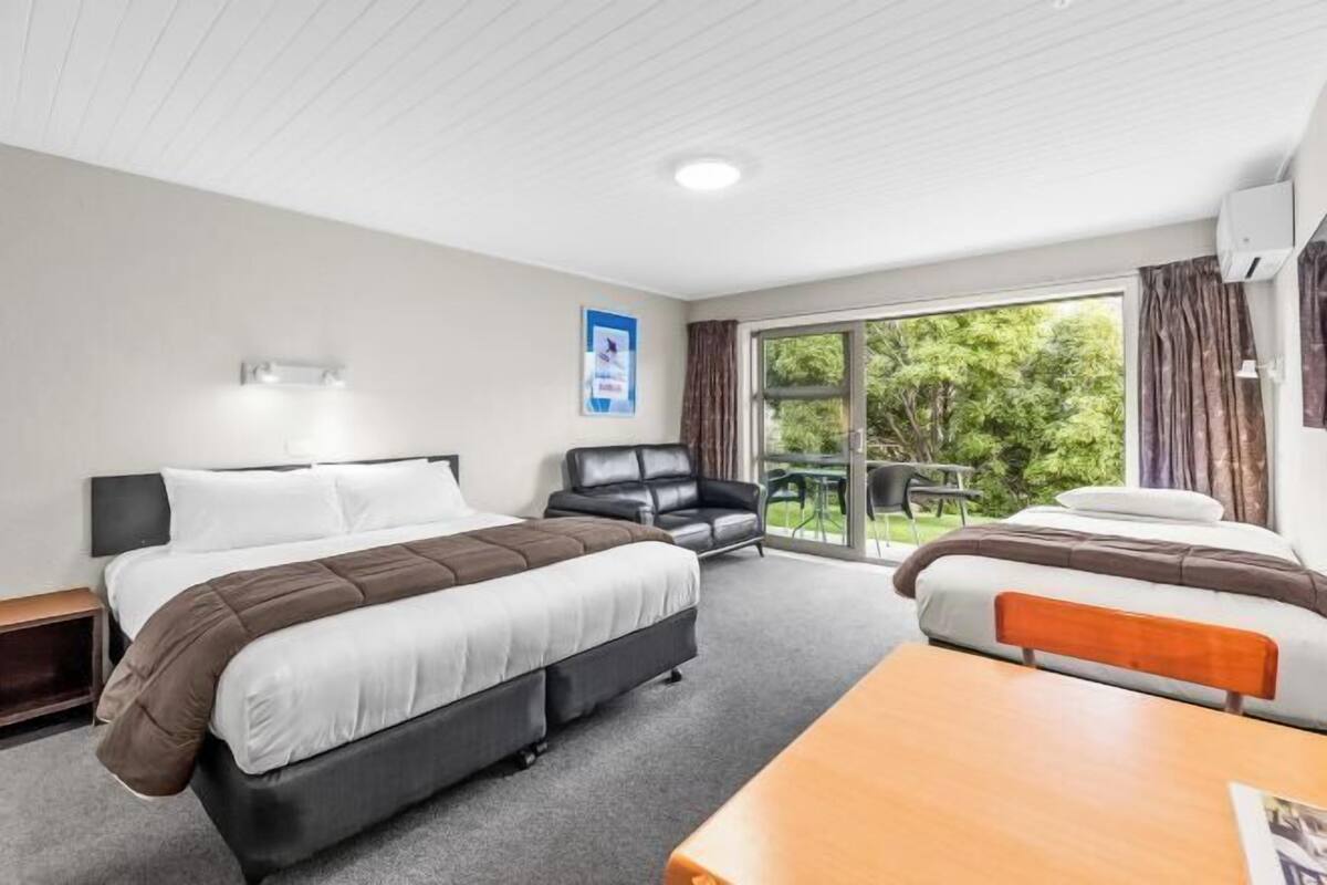 Pillowtop beds, blackout drapes, soundproofing, iron/ironing board