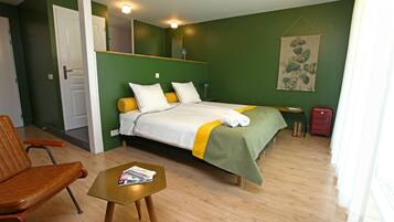 Premium bedding, memory foam beds, individually decorated