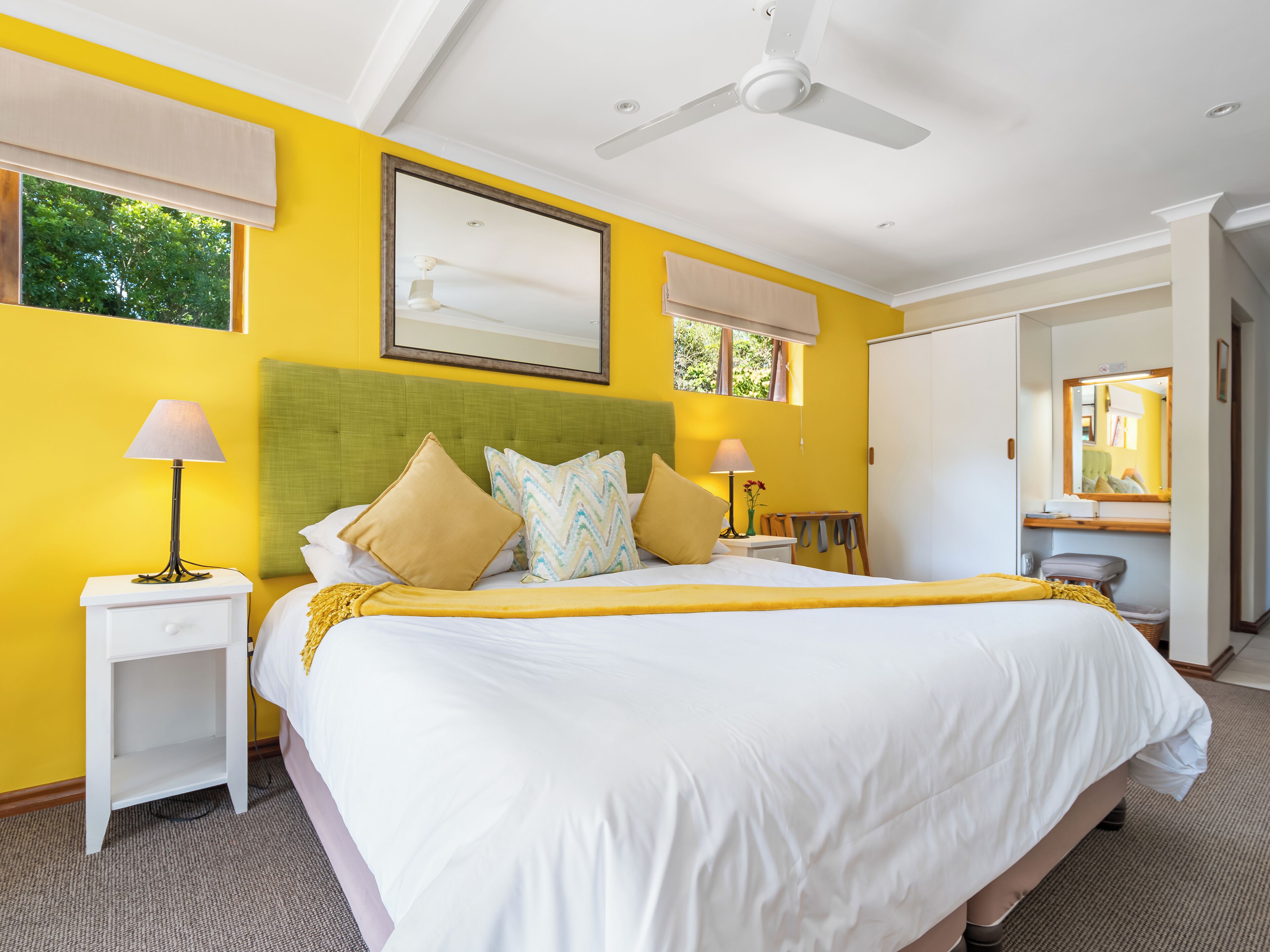 Comfort Double Room, 1 King Bed, Terrace, Garden View | Memory foam beds, in-room safe, individually decorated