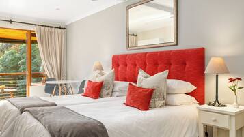 Comfort Twin Room, 1 Bedroom, Terrace, Pool View | Memory foam beds, in-room safe, individually decorated